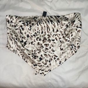 Leopard tube top